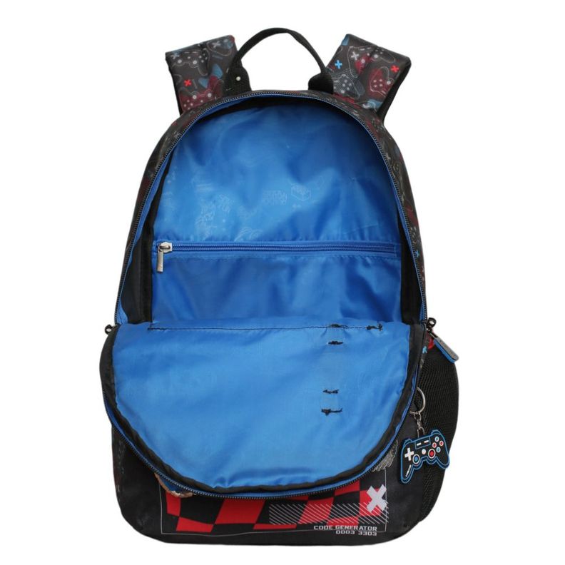 Mochila Infantil Niño Bionica Future Gamer Negro Head-3