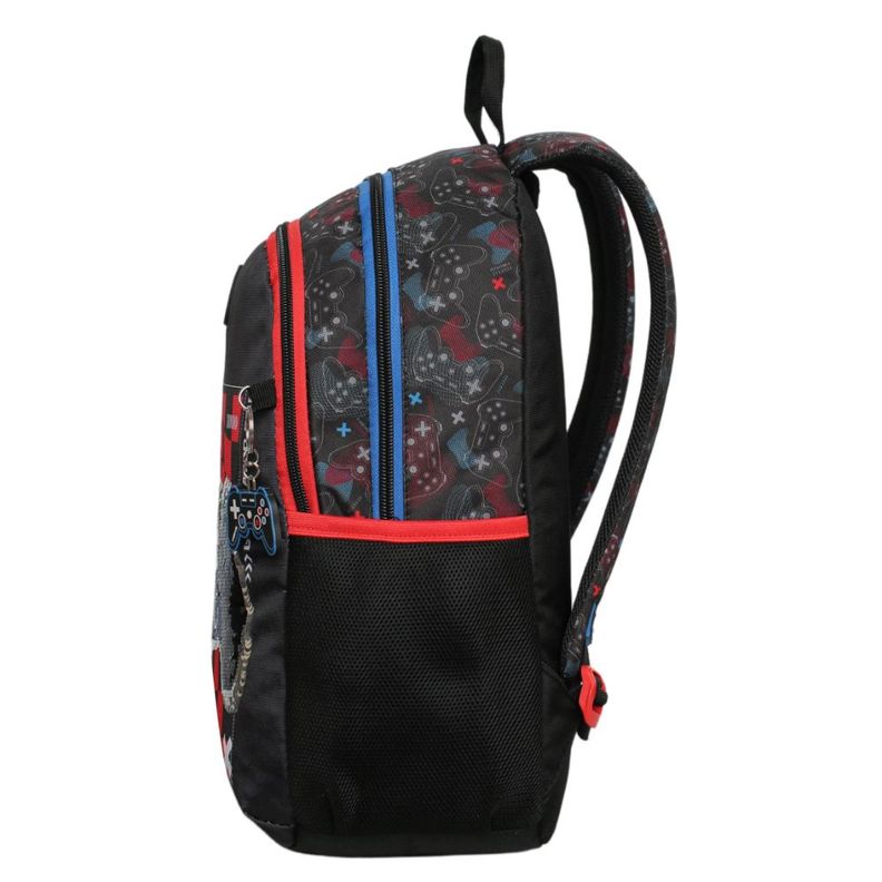Mochila Infantil Niño Bionica Future Gamer Negro Head-4