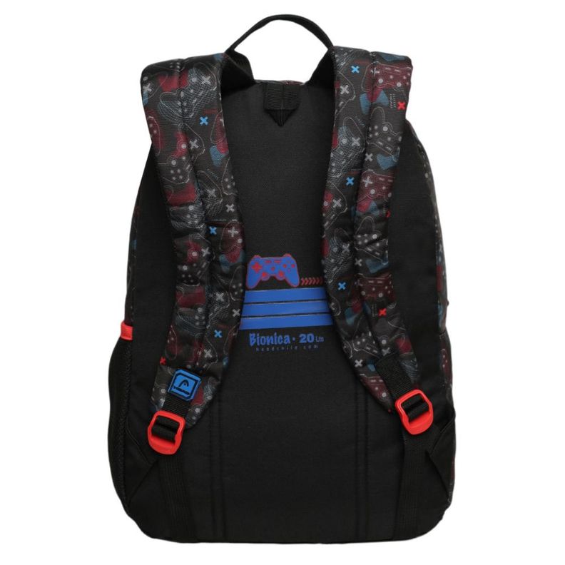 Mochila Infantil Niño Bionica Future Gamer Negro Head-5
