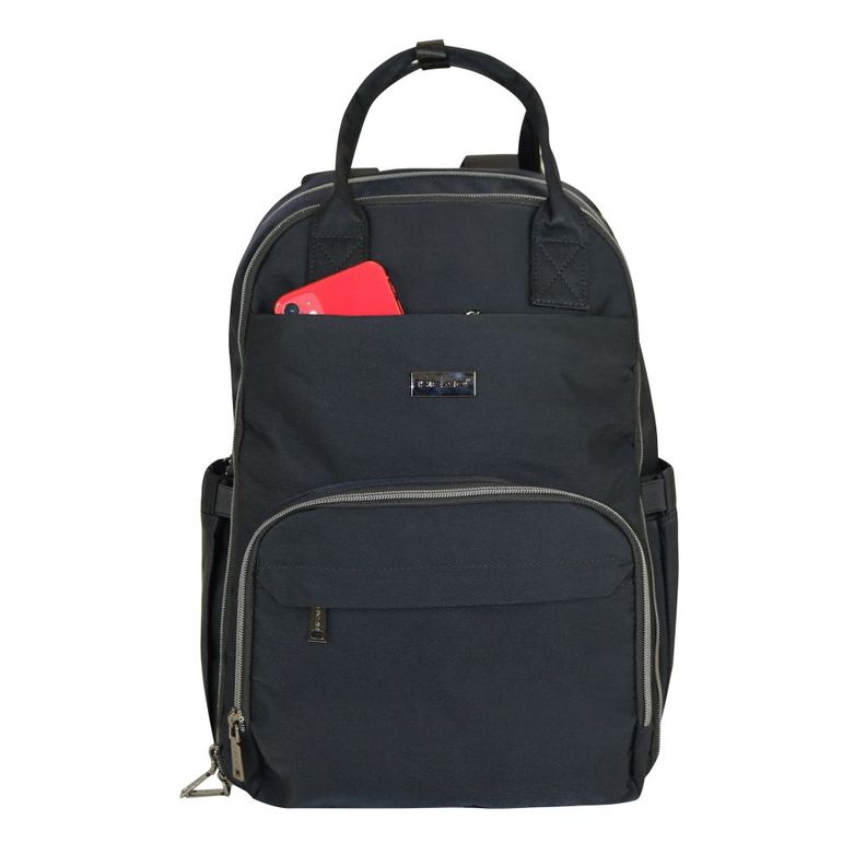 Mochila Notebook Ejecutiva JOB Negra Head-2