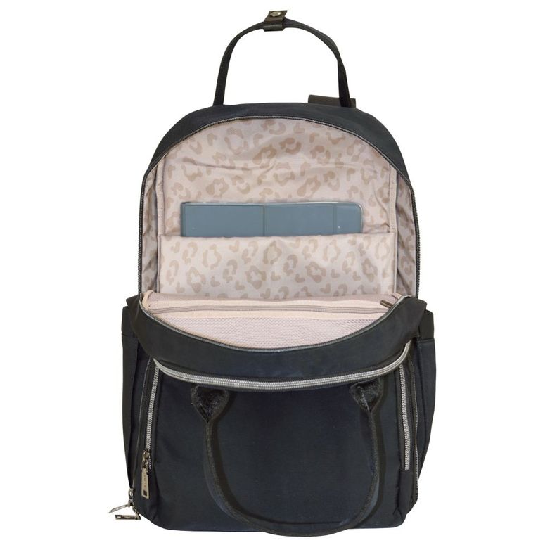Mochila Notebook Ejecutiva JOB Negra Head-5