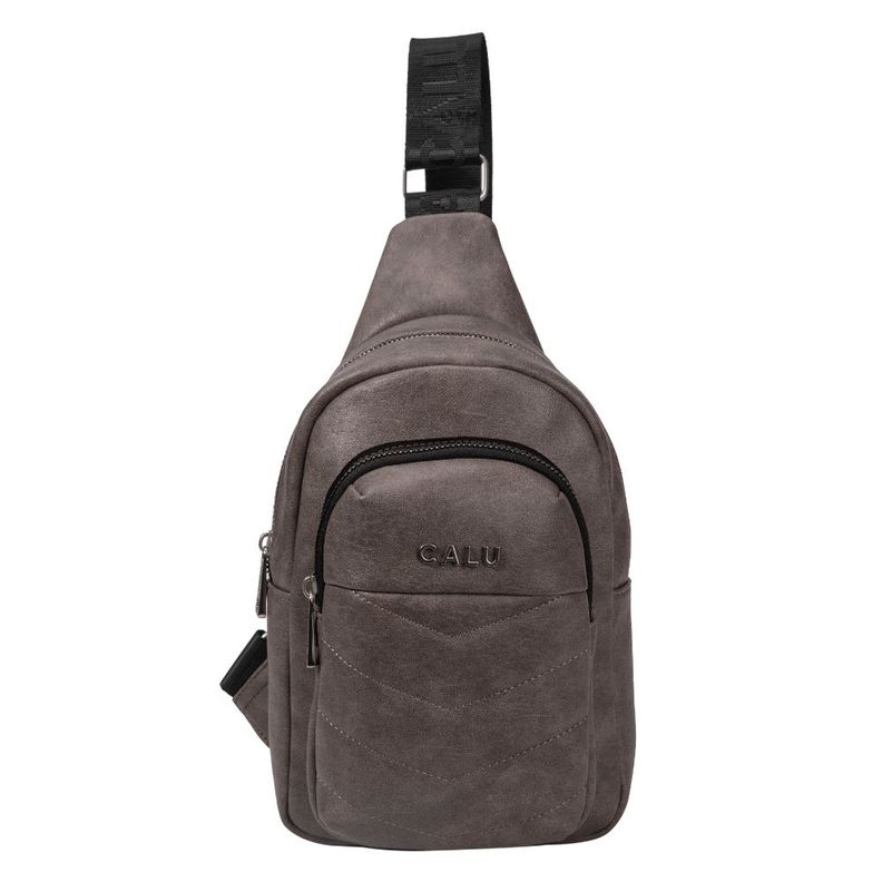 Crossbody Matilda PU Cafe Calu-1
