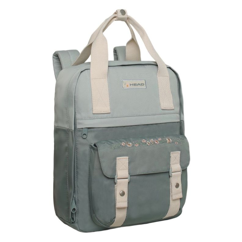 Mochila Mujer Moda Omega Bordado Menta Head-0