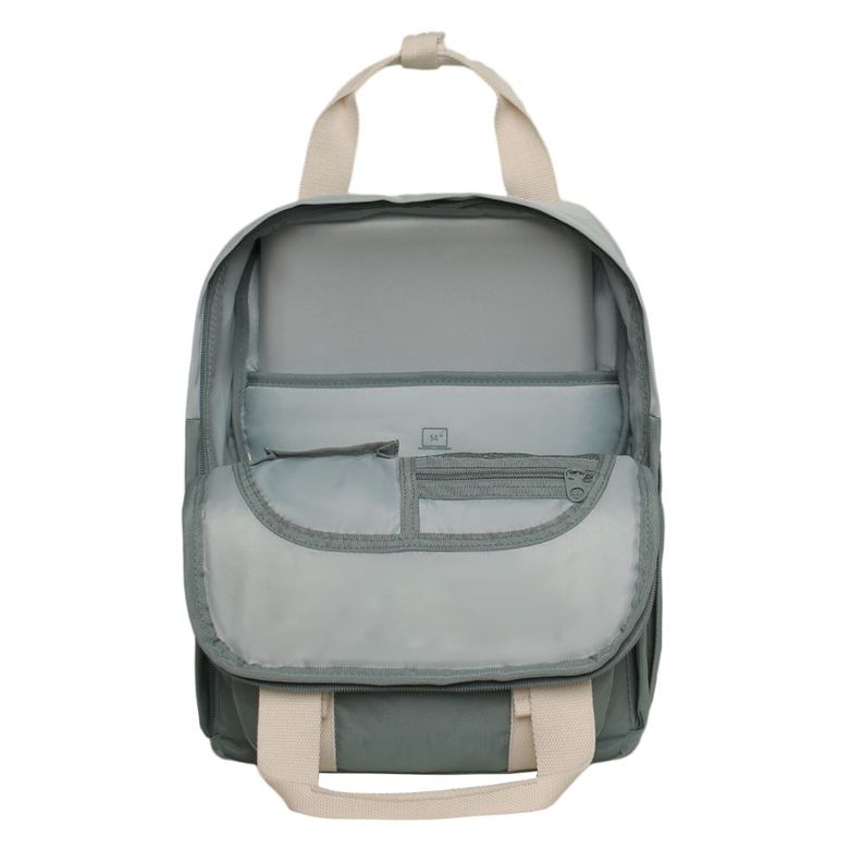 Mochila Mujer Moda Omega Bordado Menta Head-2