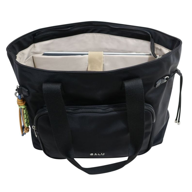 Cartera Tote Amplia Ginger Negro Calu-3