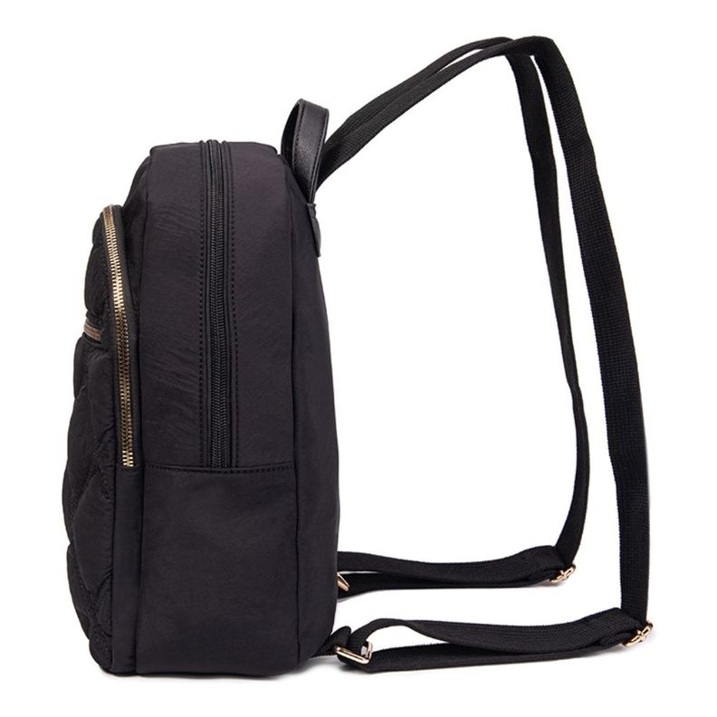 Mochila Pequeña Quilt Sofia Negro Calu-3
