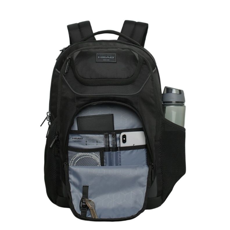 Mochila Grande Xpander Negro Notebook Head-2