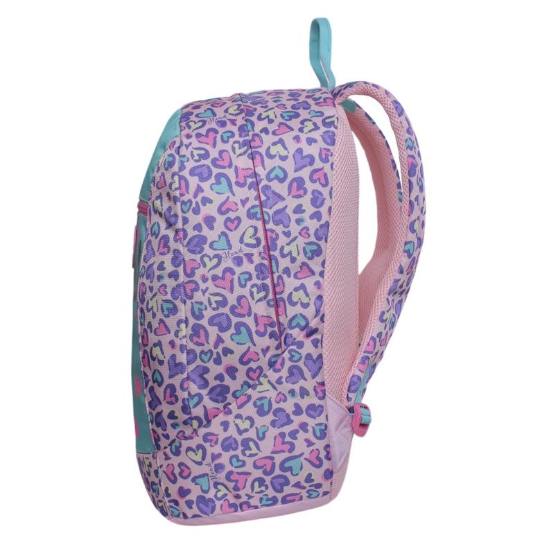 Mochila Infantil Simple Wingle Cat Corazon Rosado Head-2