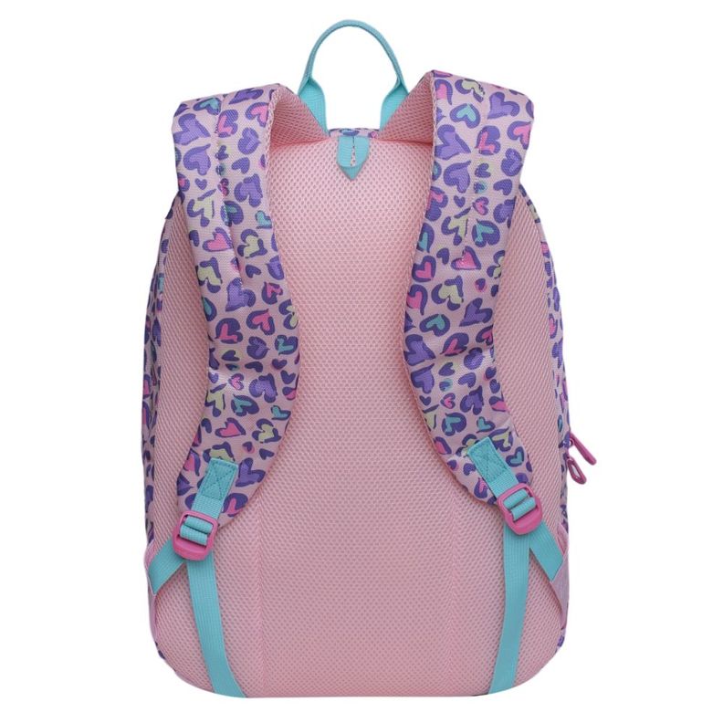 Mochila Infantil Simple Wingle Cat Corazon Rosado Head-3