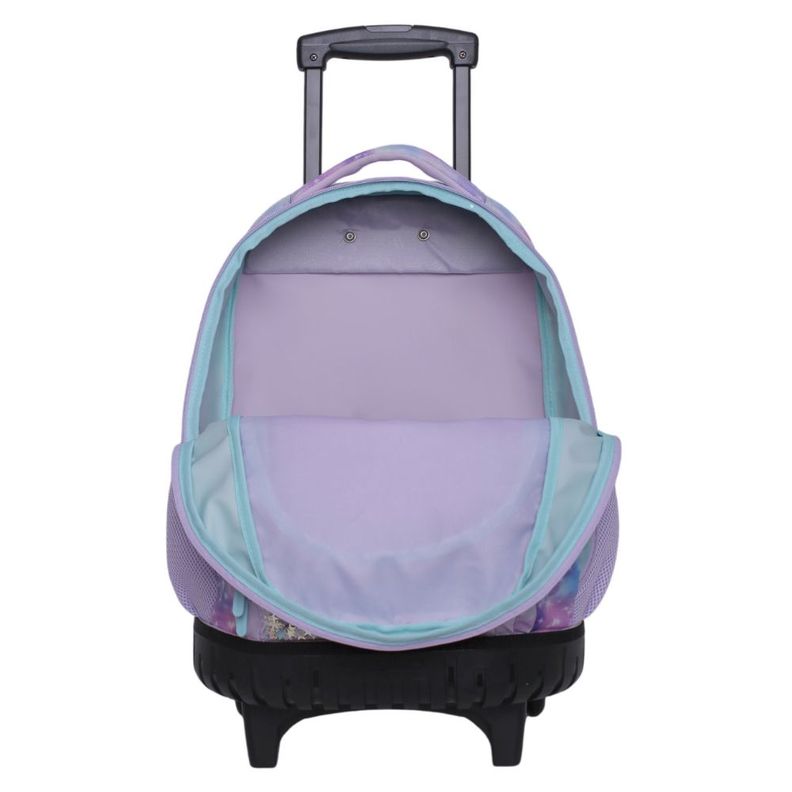 Mochila Ruedas Infantil New Kodiac Pegaso Cosmo Lila Head-2