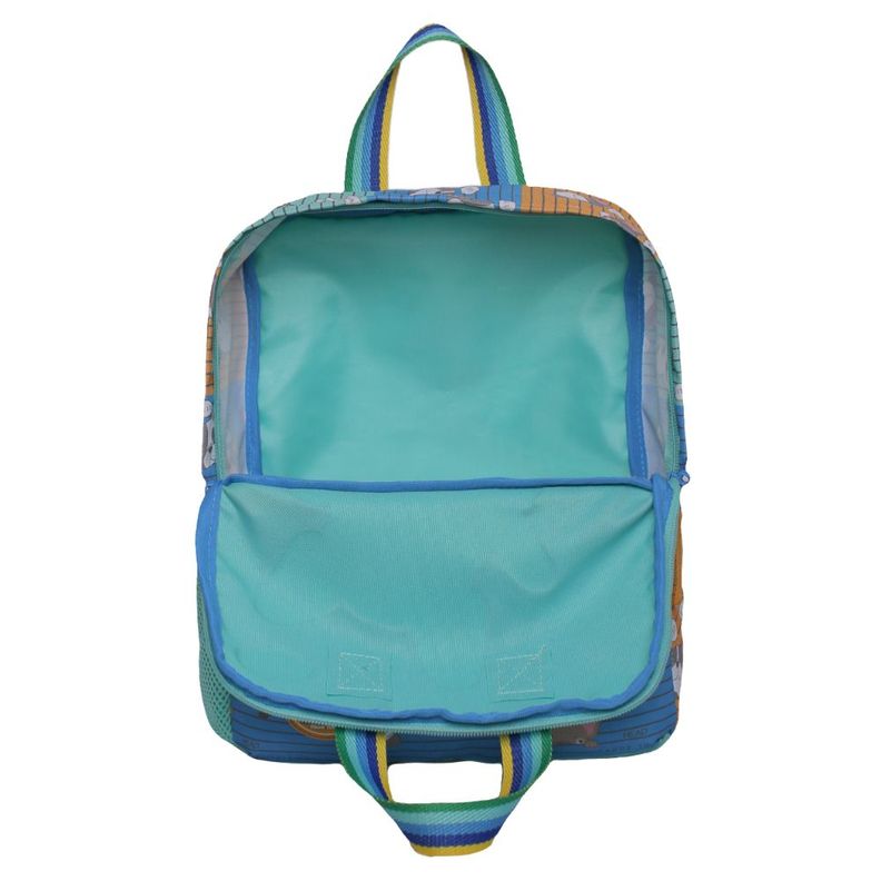 Mochila Fashion Infantil Pepa Bulldog Celeste Head-2
