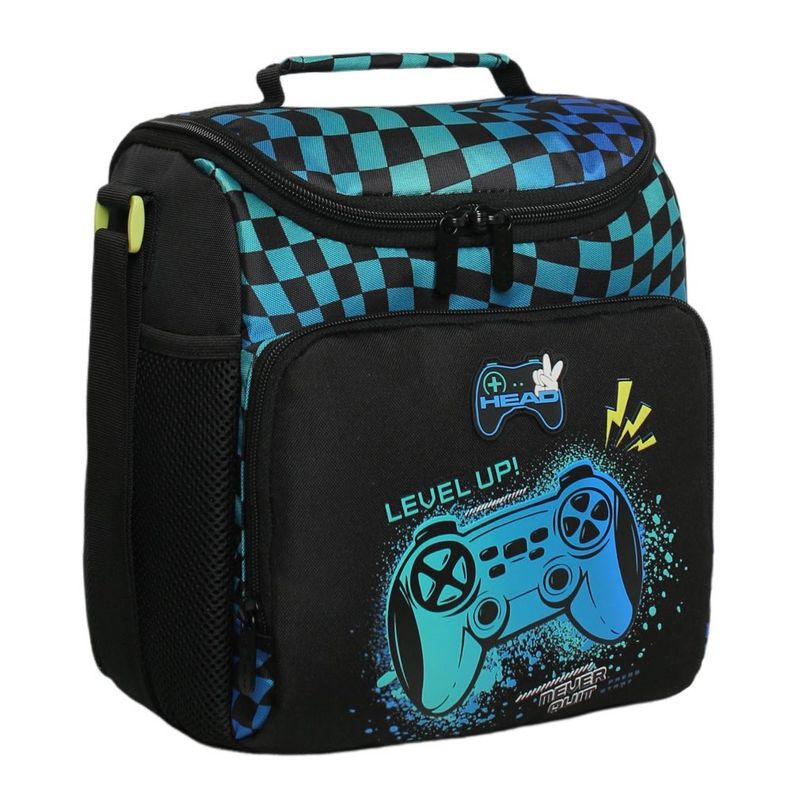 Lonchera Infantil Hombre Freeze Kids Chess Gamer Negro Head-0