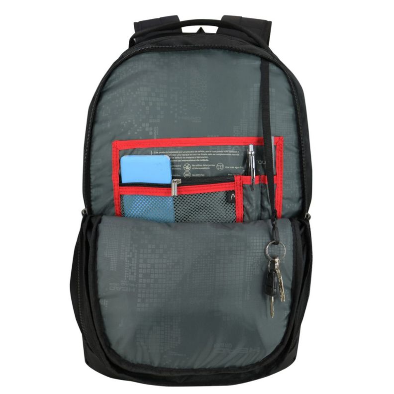 Mochila Ejecutiva Notebook Stout Reverse Negro Head-3