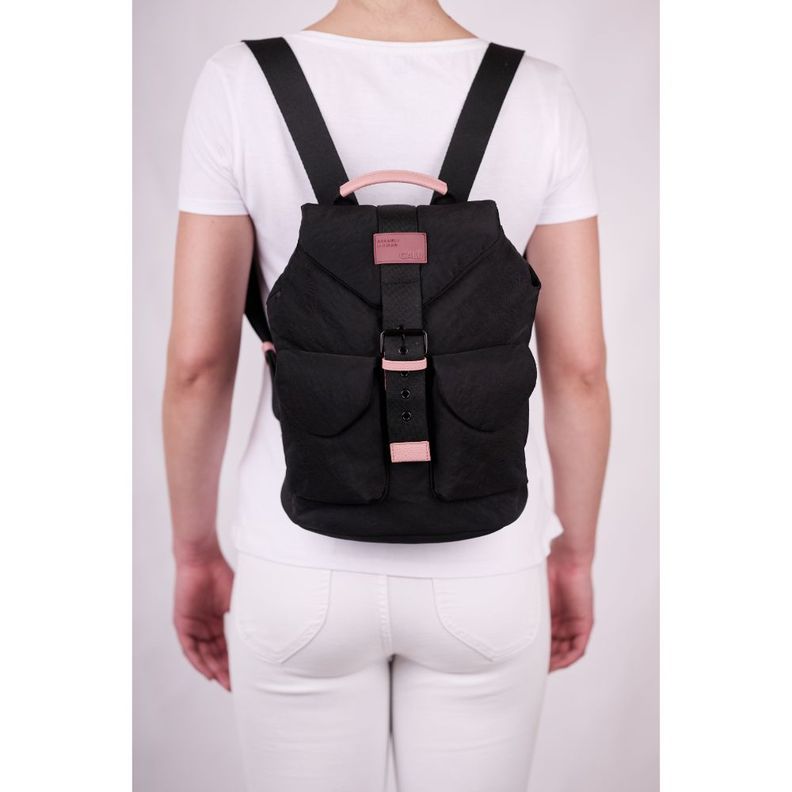 Mochila Franka Moda Negro Calu-5