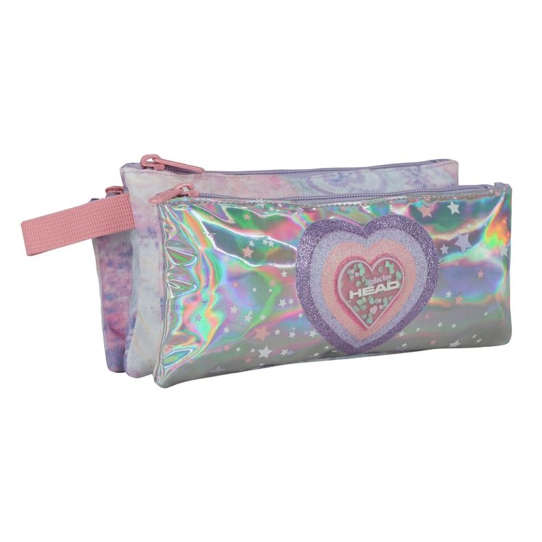 Estuche Escolar Celerio Tie Dye Heart Lila Head-0