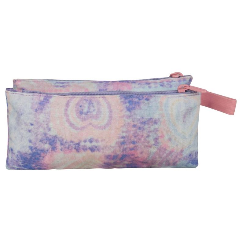 Estuche Escolar Celerio Tie Dye Heart Lila Head-5