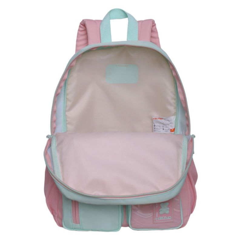 Mochila Infantil Funny Color Block Menta Head-2