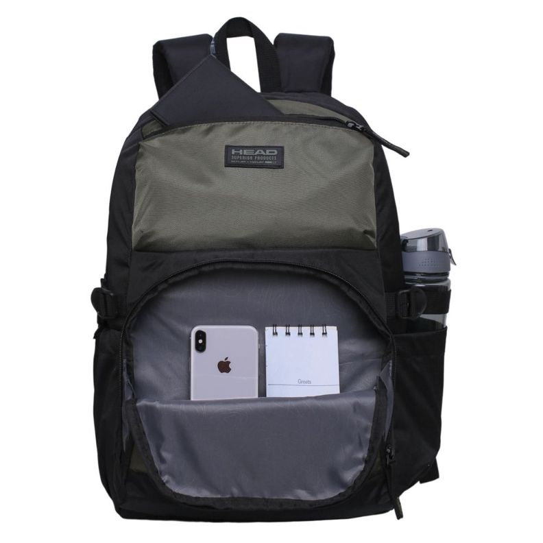 Mochila Notebook Daytona Negro Verde Head-1