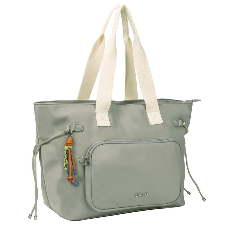 Cartera Tote Amplia Ginger Dusty Verde Calu-0