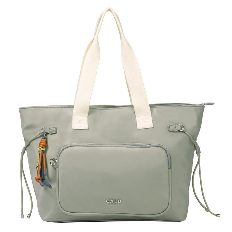 Cartera Tote Amplia Ginger Dusty Verde Calu-1