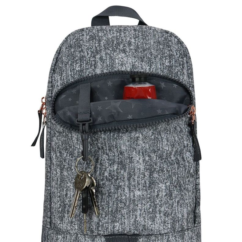 Bolso Gymbag Diving Melange Gris Claro Head-2