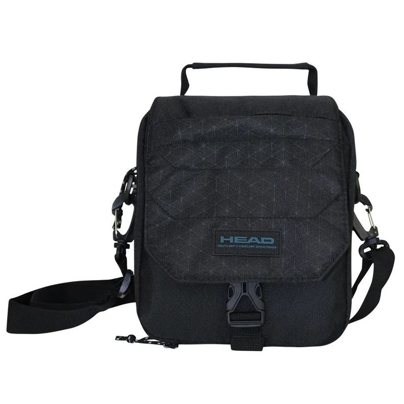 Bolso Porta Documentos Boxing Rombos Negro Head-1
