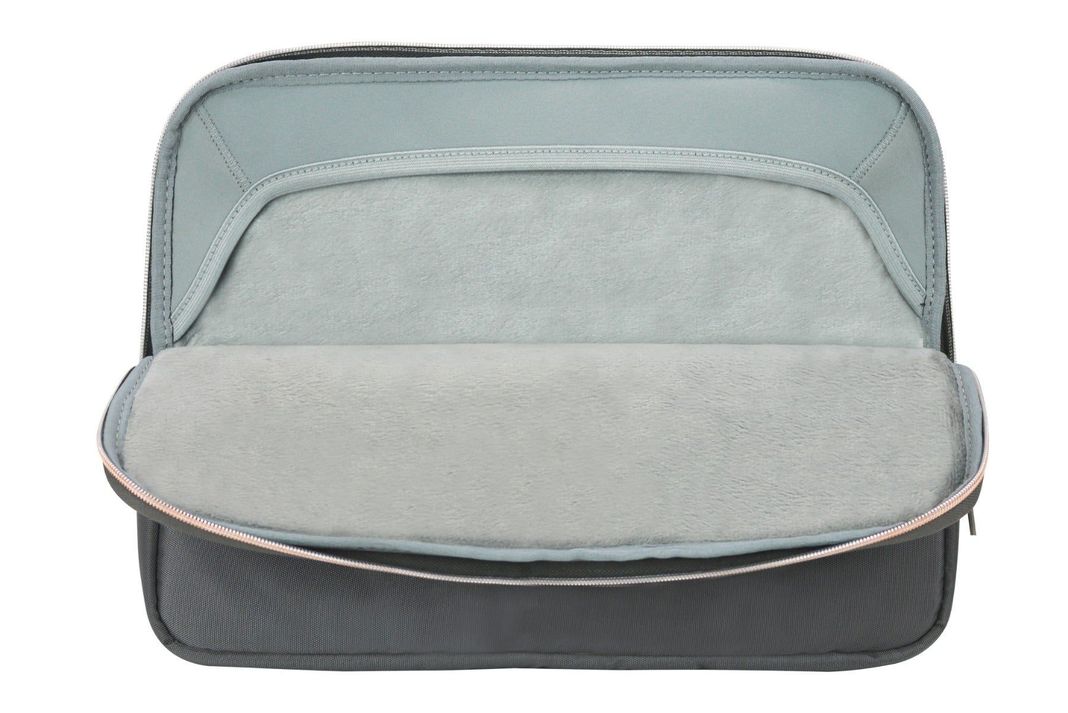 Funda Laptop Zip 14" Gris Rose Gold Head-2
