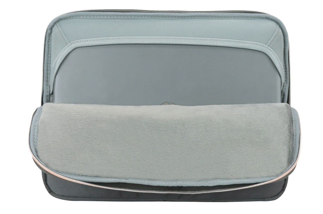 Funda Laptop Zip 14" Gris Rose Gold Head-3