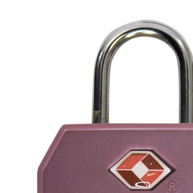 Candado TSA con llave Malva Head-1