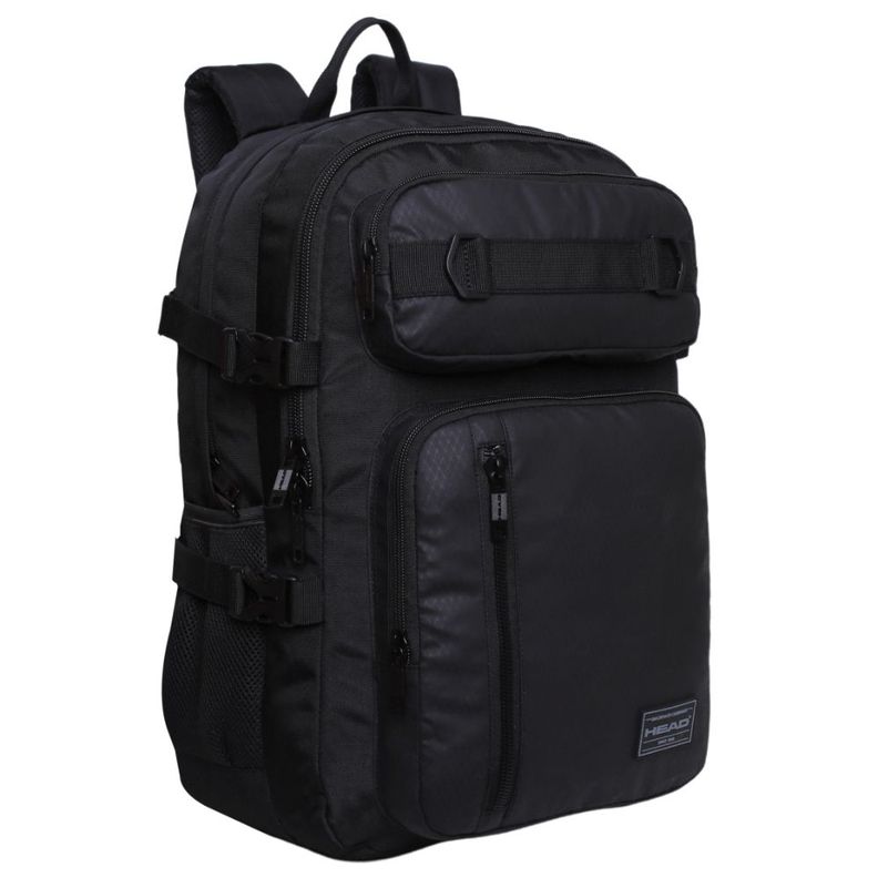Mochila Logan 40L Reverse Rombos Negro Head-0