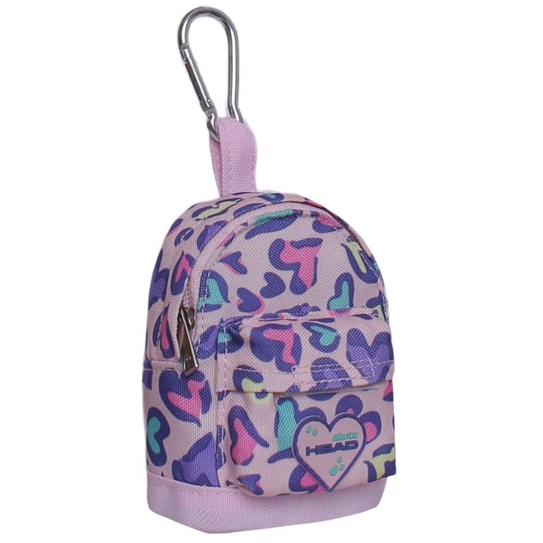 Mini Mochila Mujer Animal Corazon Rosado Head-0