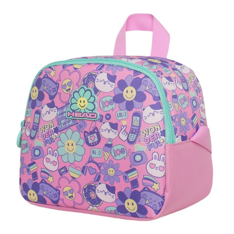 Pack Kids Escolar Mujer Emoticones Rosado Head-2