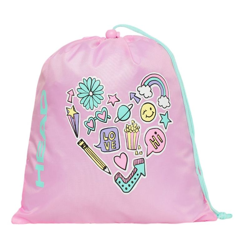 Pack Kids Escolar Mujer Emoticones Rosado Head-3