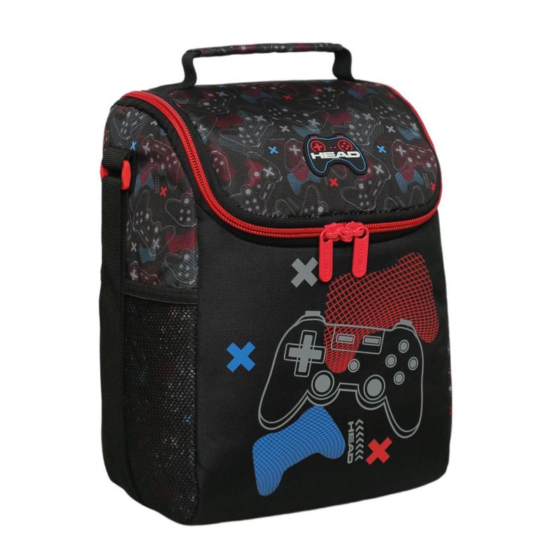 Lonchera Infantil Hombre Greenland Future Gamer Negro Head-0