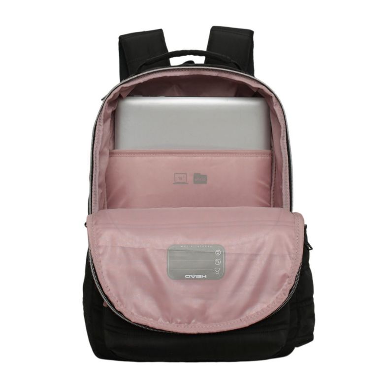 Mochila Mujer Impreza Negro Rose Gold Head-2