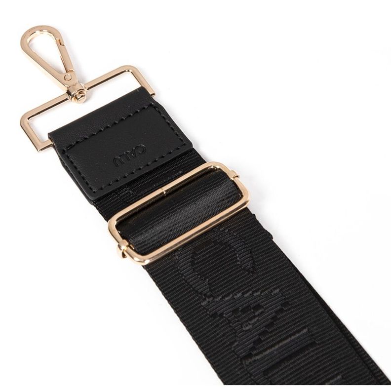 Correa Strap Cartera Fresno Negro Gold Calu-2
