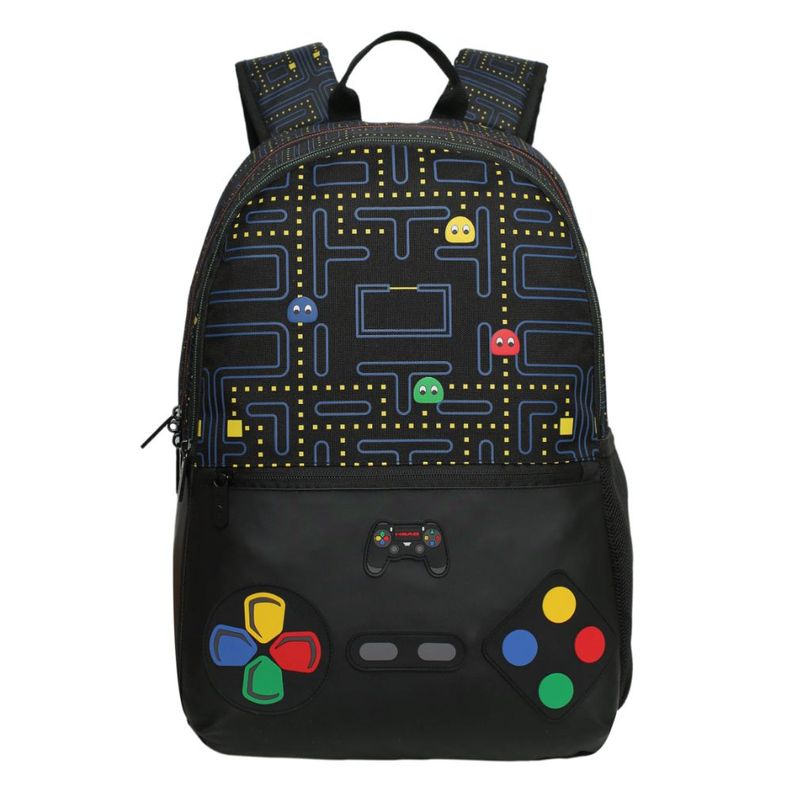Mochila Infantil Niño Balloon Control Game Negro Head-1