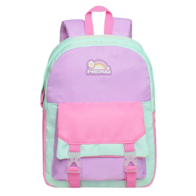 Mochila Infantil Niña Sweet Color Block Menta Head-1