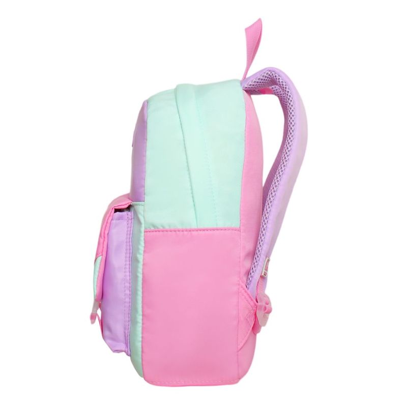 Mochila Infantil Niña Sweet Color Block Menta Head-3