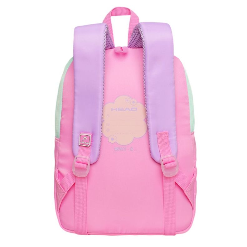 Mochila Infantil Niña Sweet Color Block Menta Head-4