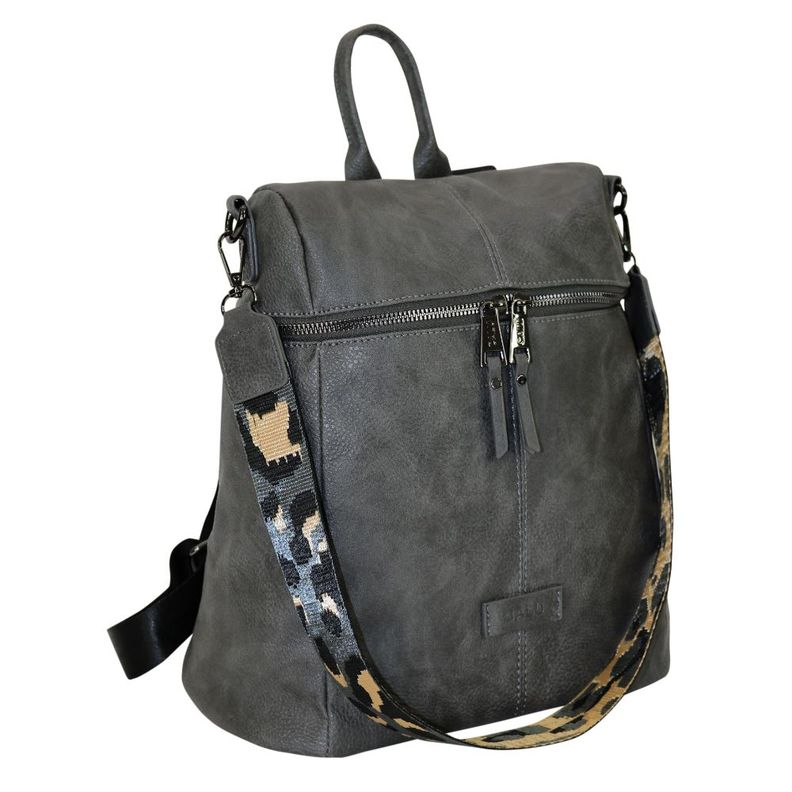 Mochila PU Lua Gris Marengo Calu