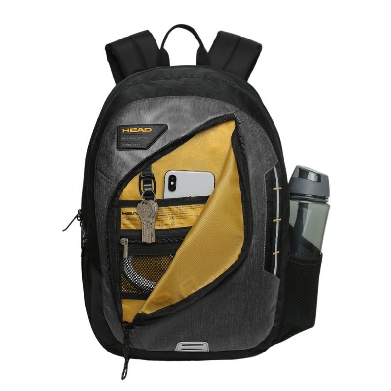 Mochila Hombre Spider Melange Reverse Gris Oscuro Head-2
