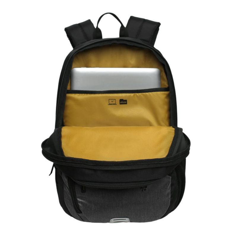 Mochila Hombre Spider Melange Reverse Gris Oscuro Head-3
