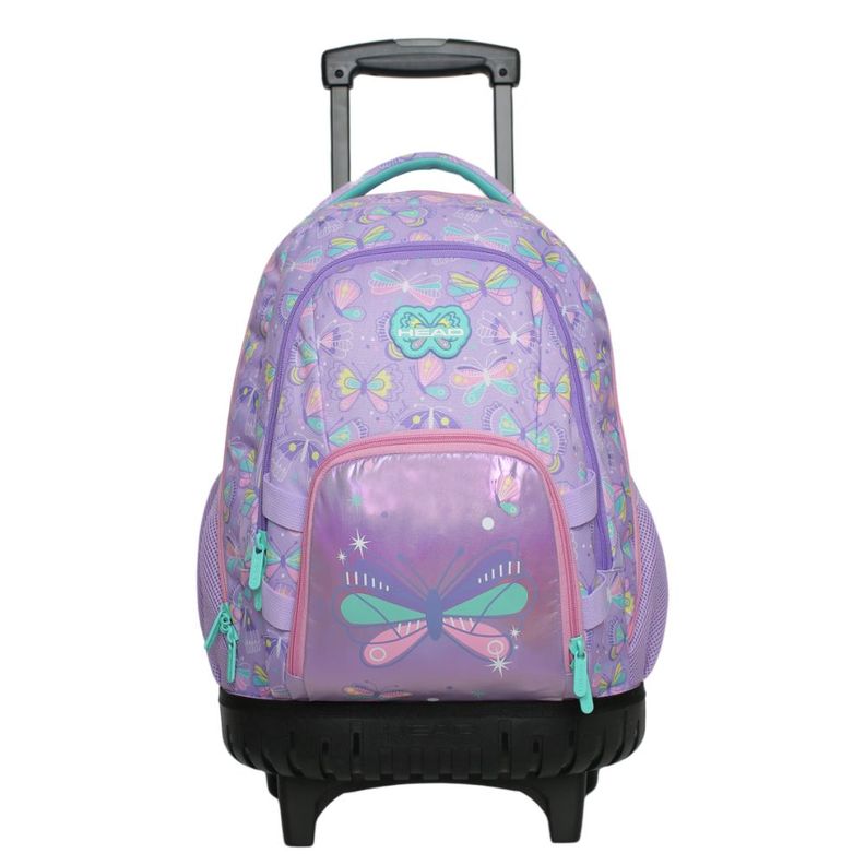 Mochila Infantil Carro New Kodiac Mariposa Lila Head-1