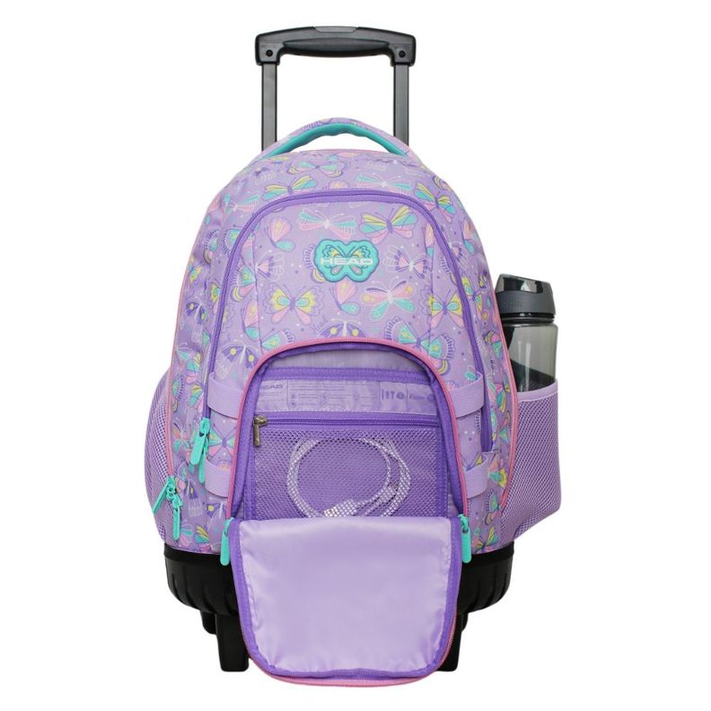 Mochila Infantil Carro New Kodiac Mariposa Lila Head-2
