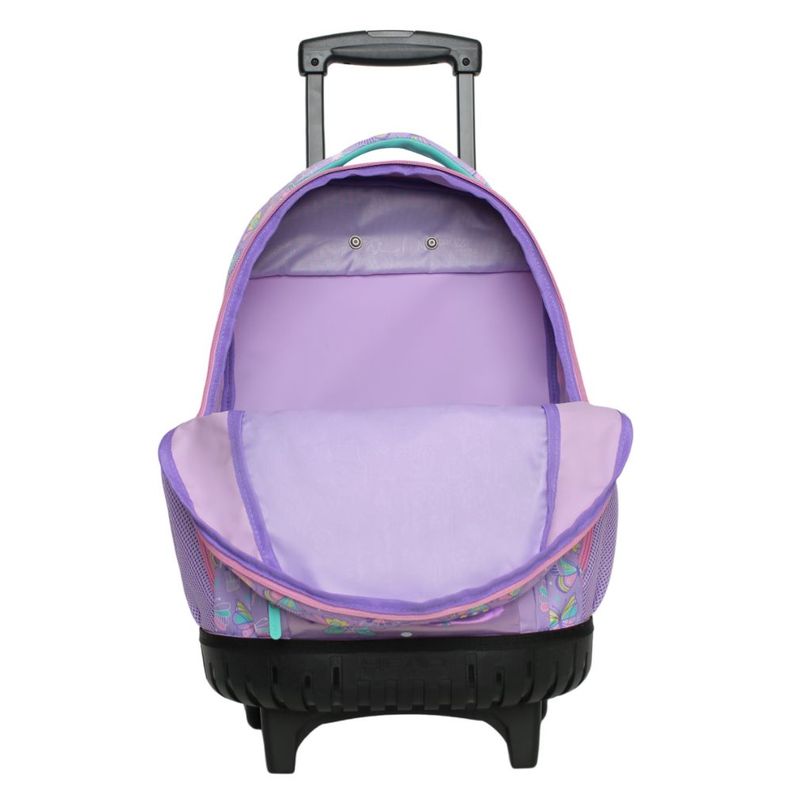 Mochila Infantil Carro New Kodiac Mariposa Lila Head-3