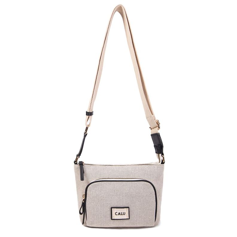 Cartera Texturas Cayetana Negro Calu-3