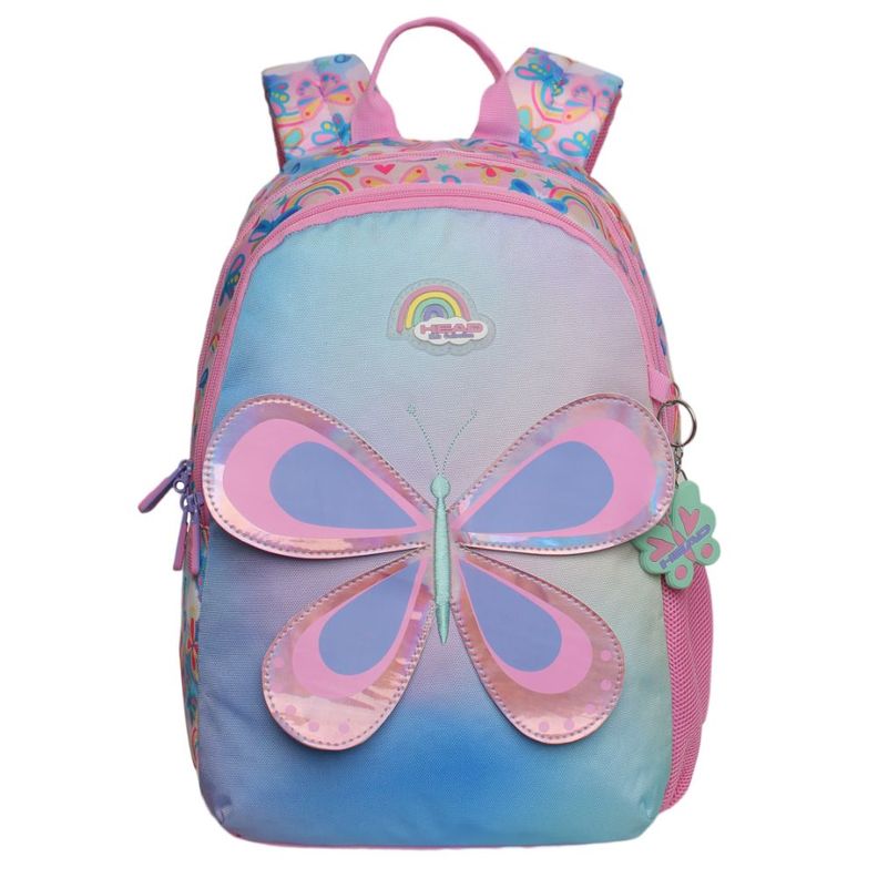 Mochila Infantil Niña Bionica Butterfly Rosado Head-0