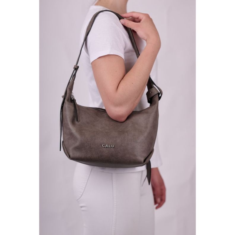 Cartera Mediana Capri PU Cafe Calu-5
