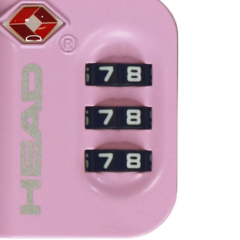 Candado con clave TSA Rosado Gum Head-1